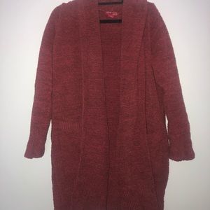 Red Barefoot Dreams Cardigan